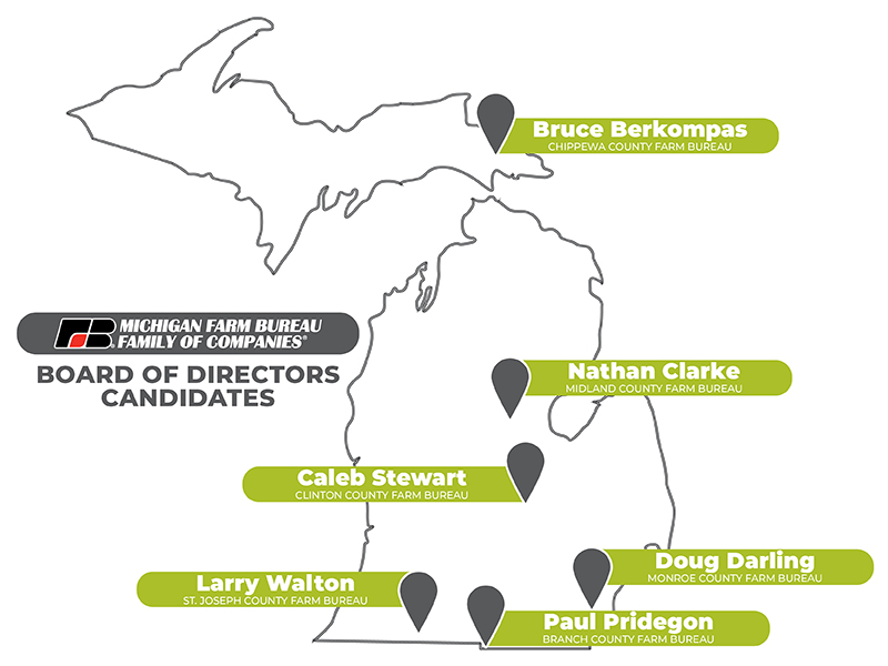 Board Member Candidate Map
